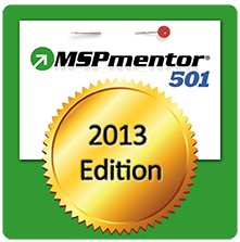 MSPmentor 501 2013 Award