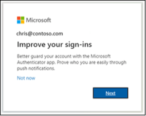 Microsoft Sign-In Window