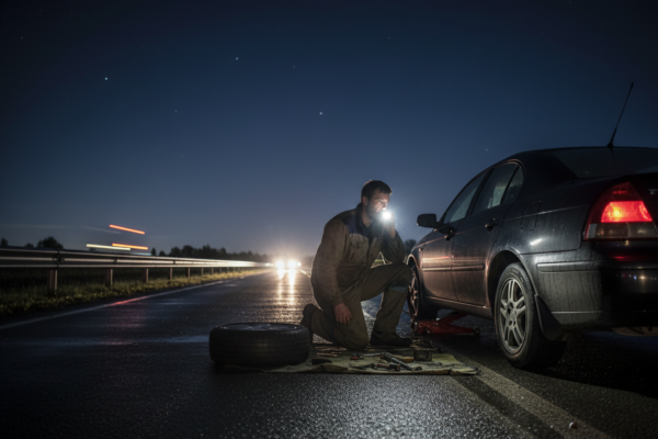 The Night the Tire Blew: